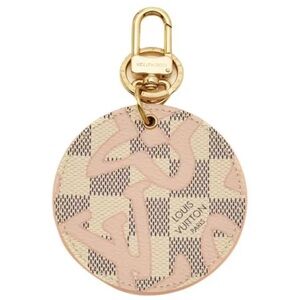 Louis Vuitton Pink and Gold Keychain